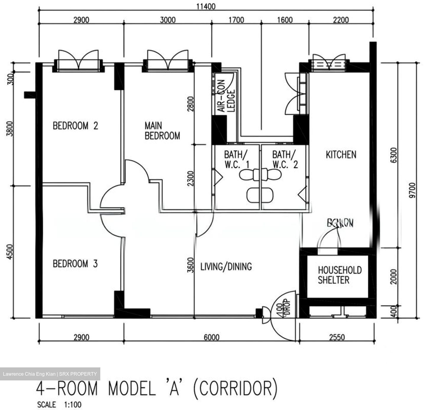 Blk 60 Teban Gardens (Jurong East), HDB 4 Rooms #581118021